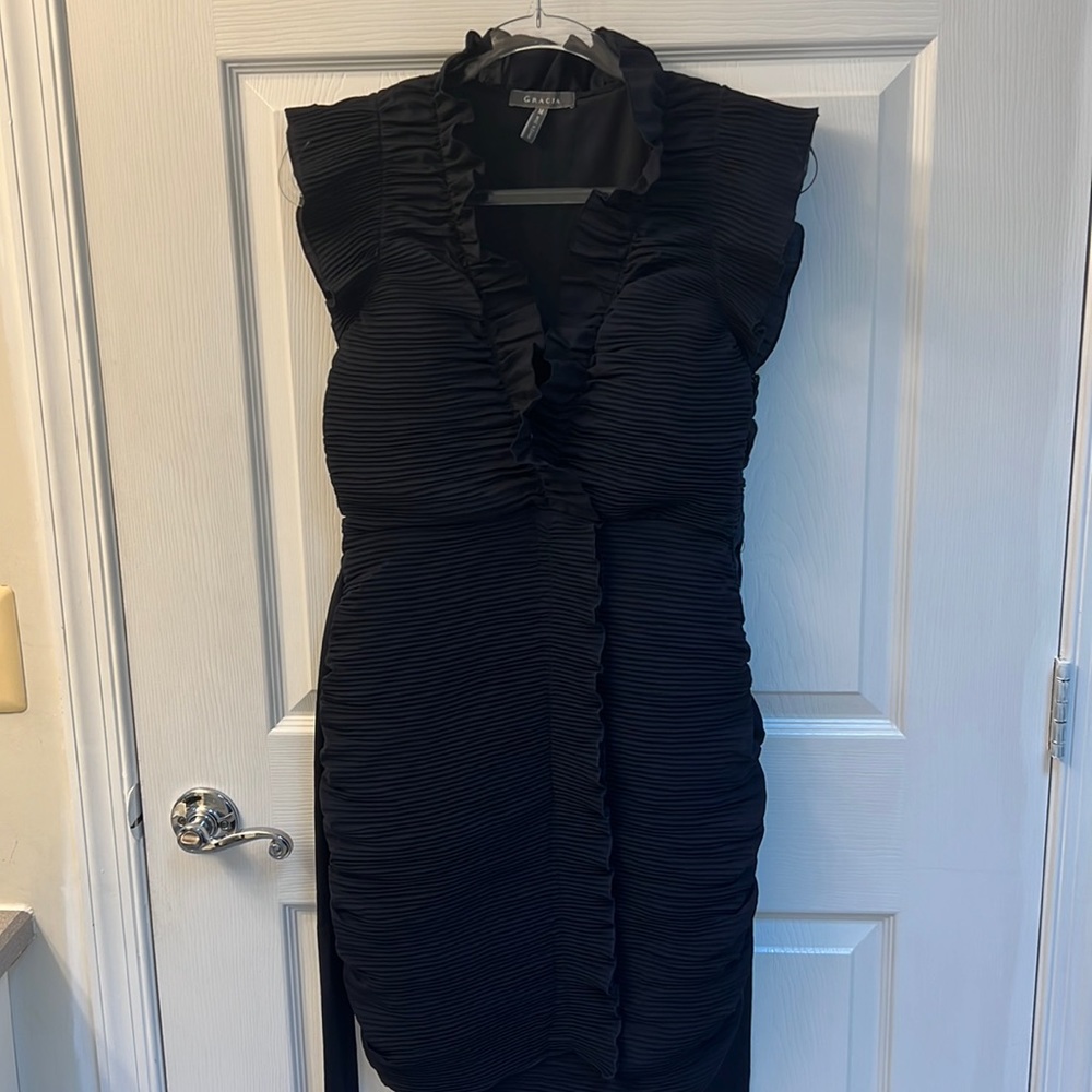 Navy cocktail dress